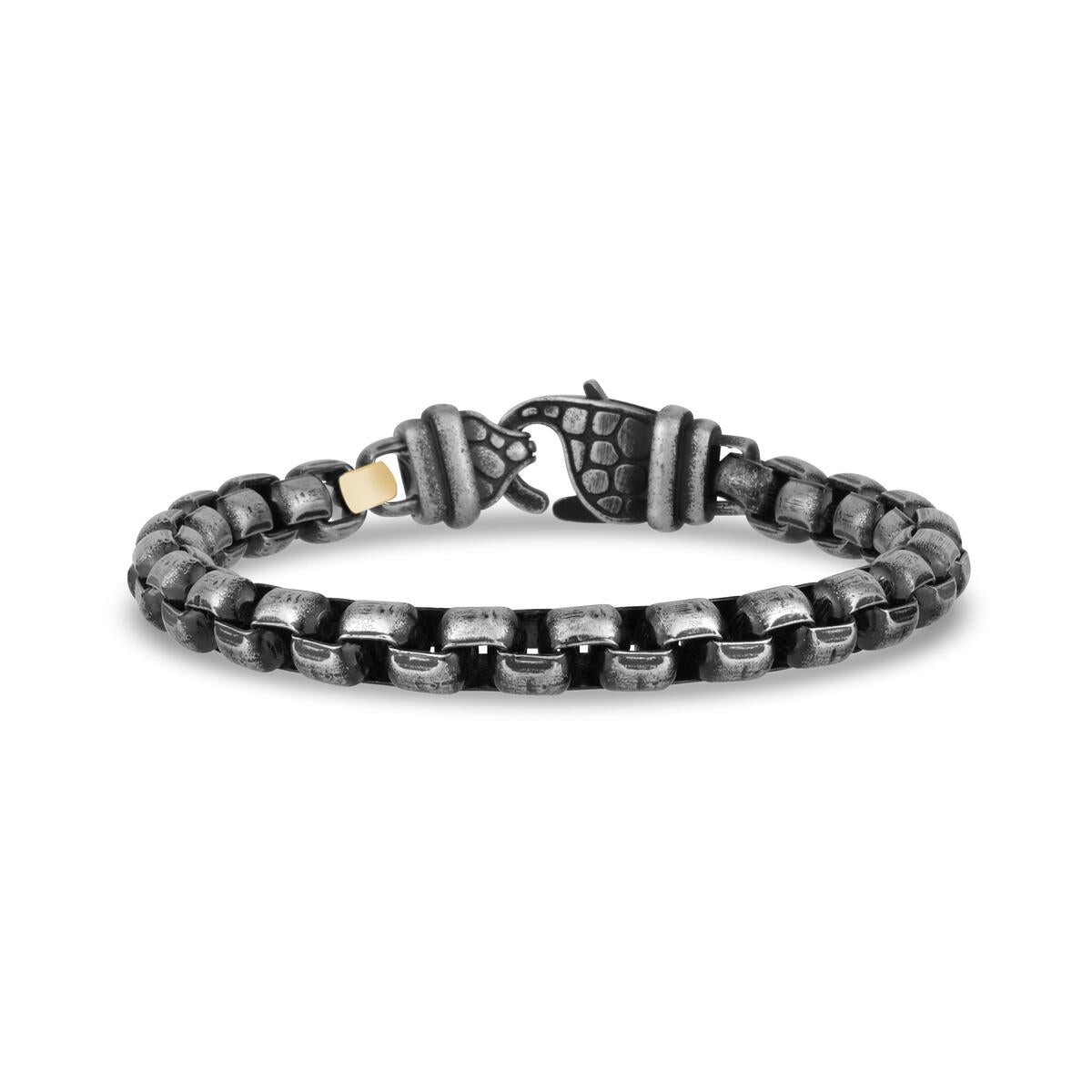 Round Box Link Bracelet | ARZ Steel | Luby 