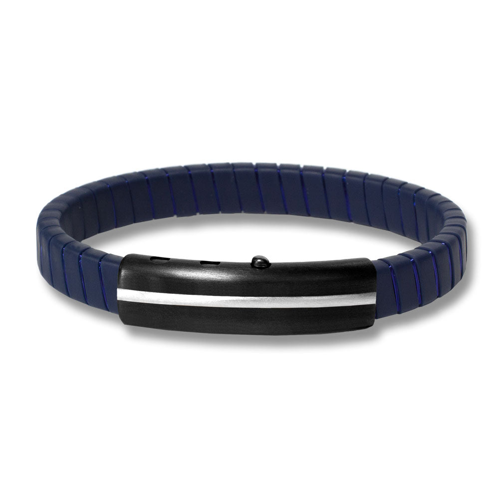 Rubber with Stripes Bracelet | BORSARI | Luby 