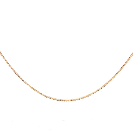 14K Gold Small Fancy Franco Chain | Luby Gold Collection | Luby 
