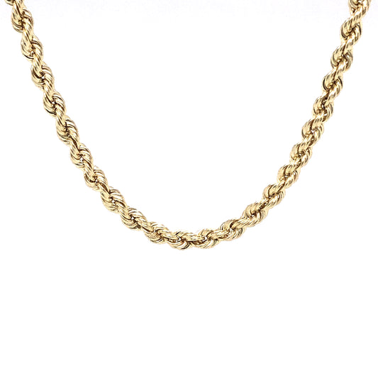 Gold Hallow Chain Rope | Luby Gold Collection | Luby 