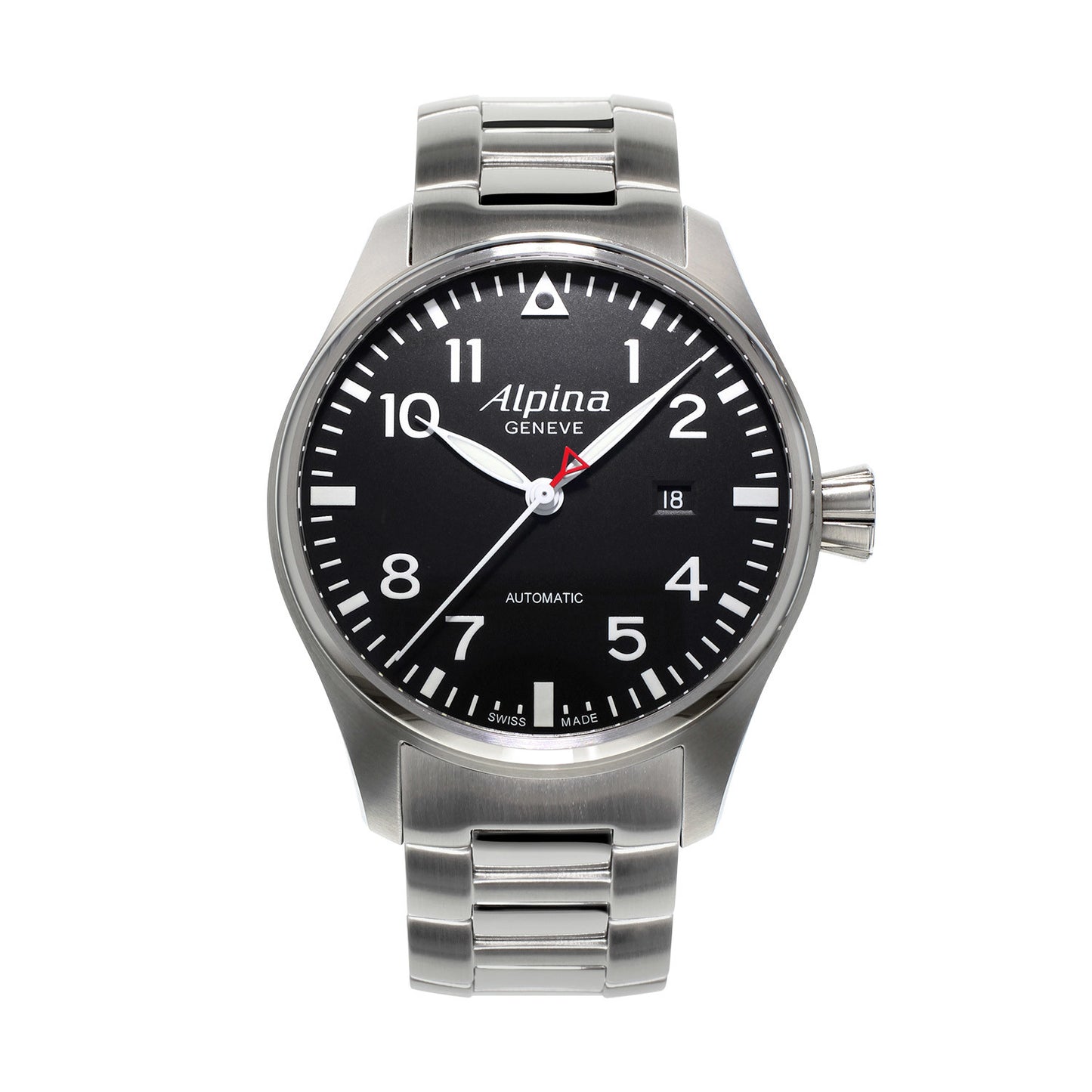 Startimer Pilot Automatic (Silver) | Alpina | Luby 