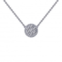 Circular Halo Necklace | Lafonn | Luby 