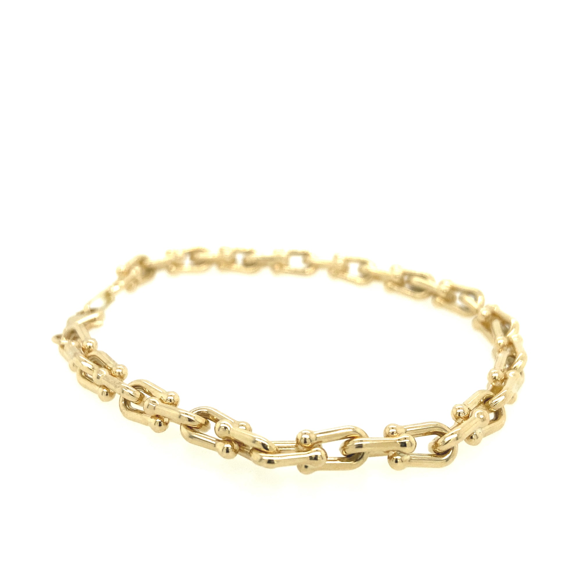 14K Gold U Links Bracelet | Luby Gold Collection | Luby 