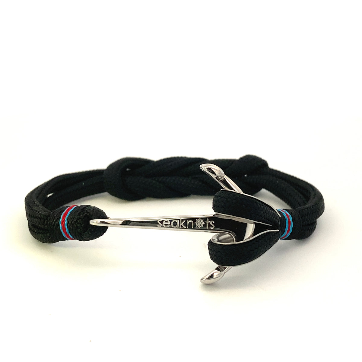 Double Cord with Gold Anchor Bracelet (Gold) | SEAKNOTS | Luby 