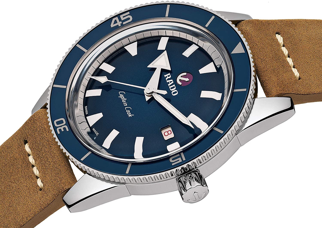 Captain Cook HyperChrome (Silver-Blue) | Rado | Luby 