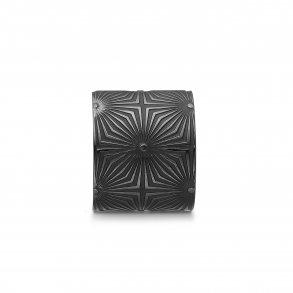 Black Patterned Steel Link | Kermar | Luby 