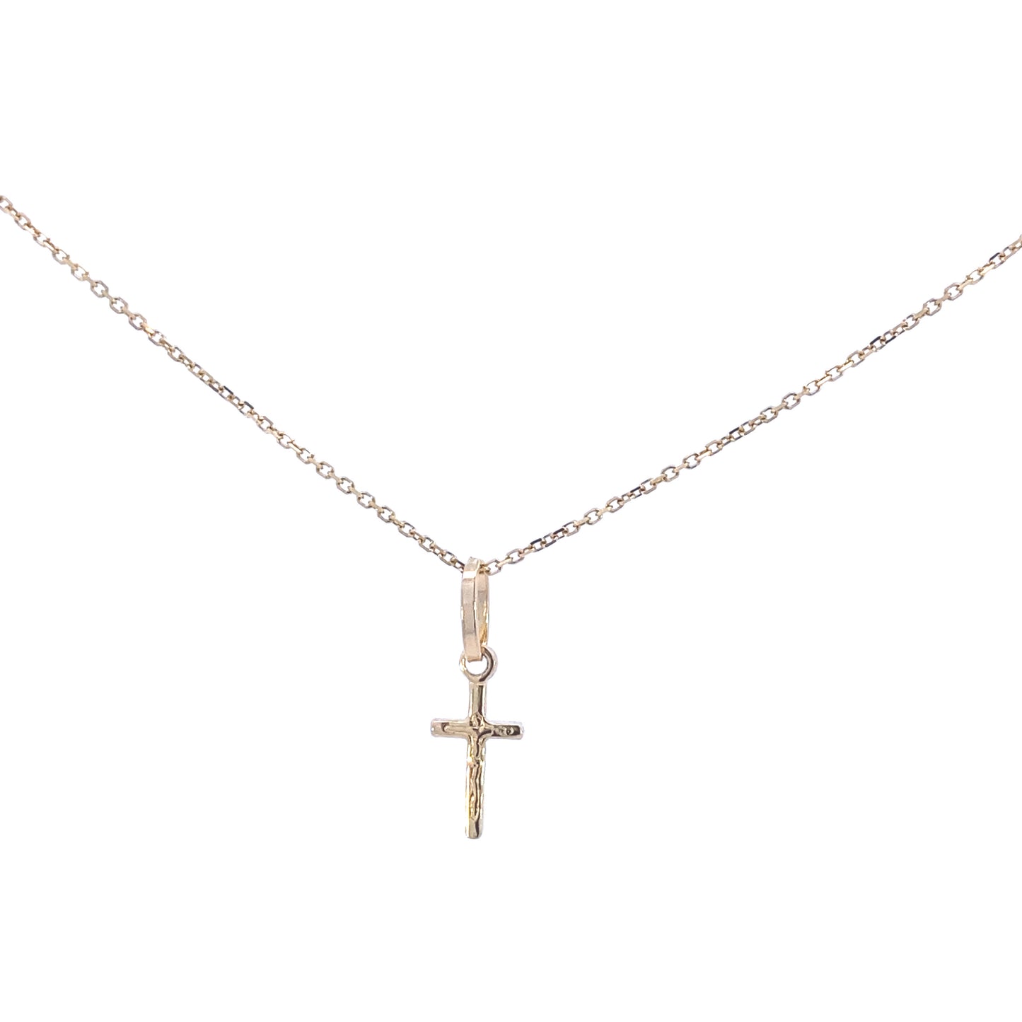 14K Gold Image Small Cross | Luby Gold Collection | Luby 