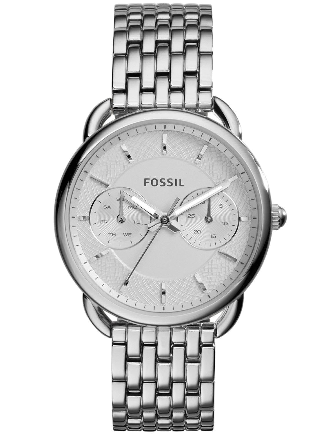 Tailor Multifunction Watch (Silver) | Fossil | Luby 