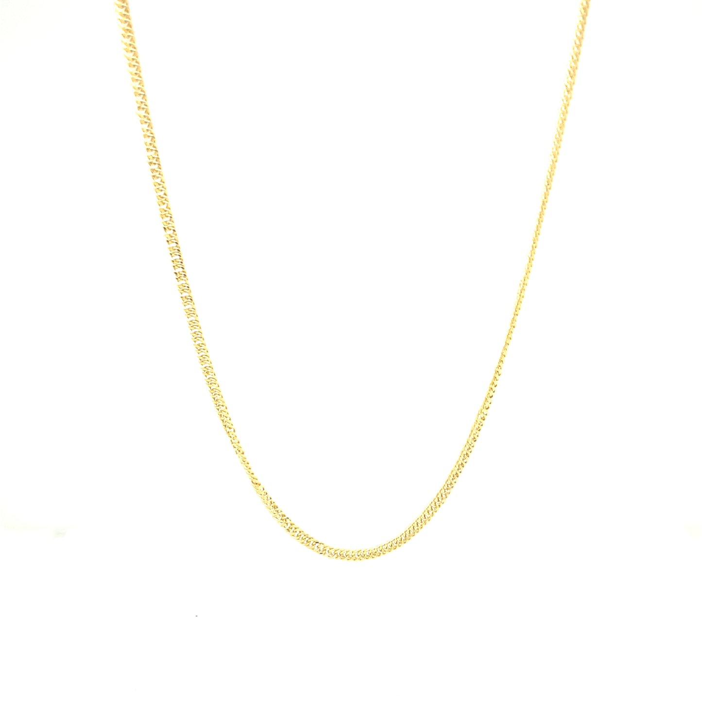 14K Tiny Franco Chain | Luby Gold Collection | Luby 