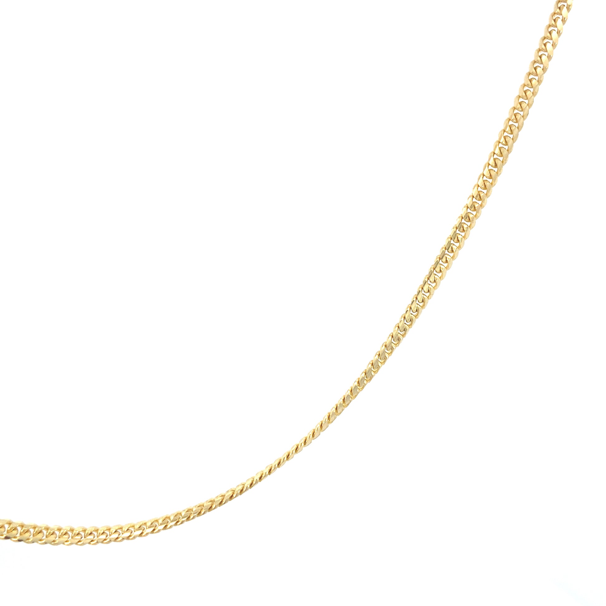 14K Gold Miami Solid Cuban Chain | Luby Gold Collection | Luby 