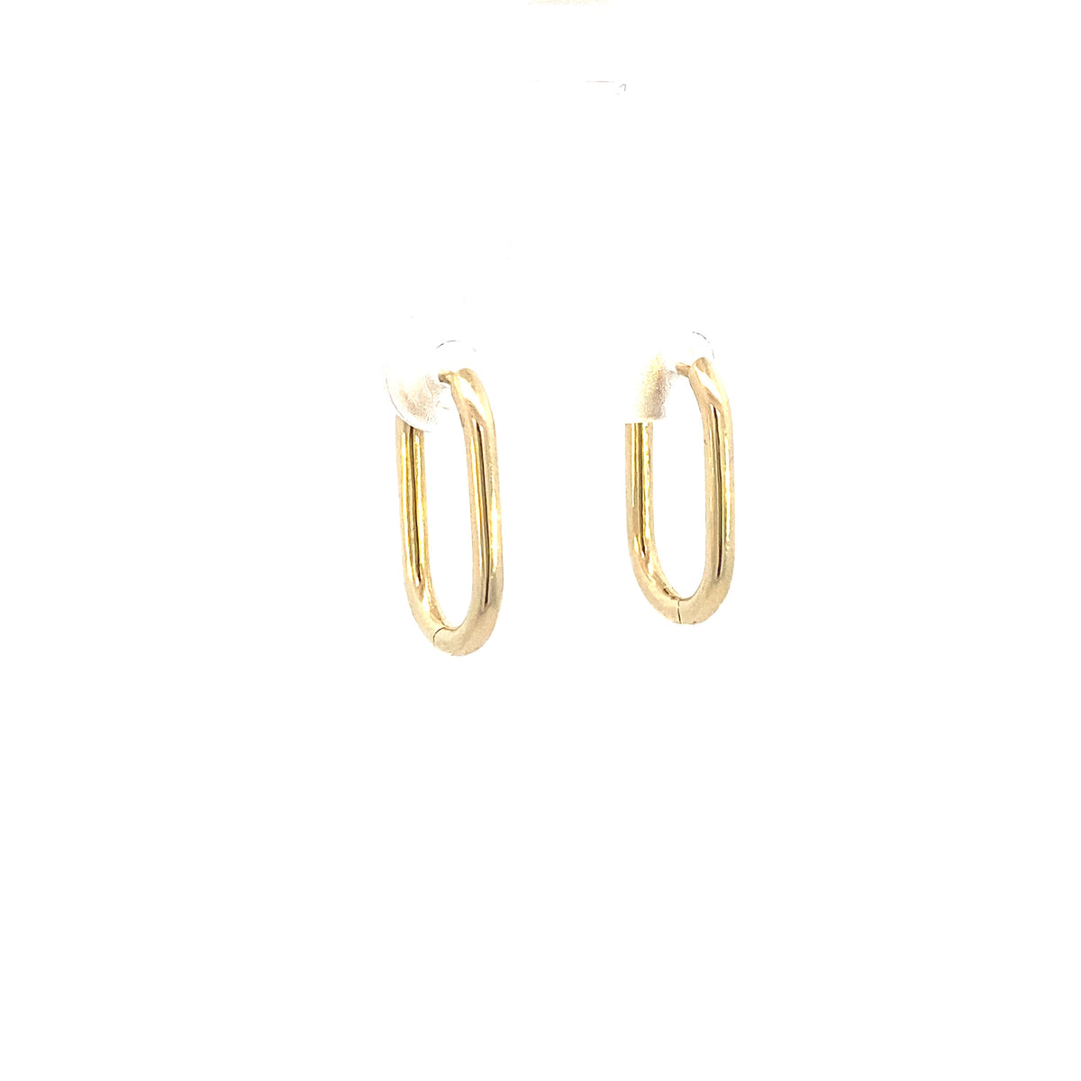 14K Gold Oval Hoops Earrings | Luby Gold Collection | Luby 