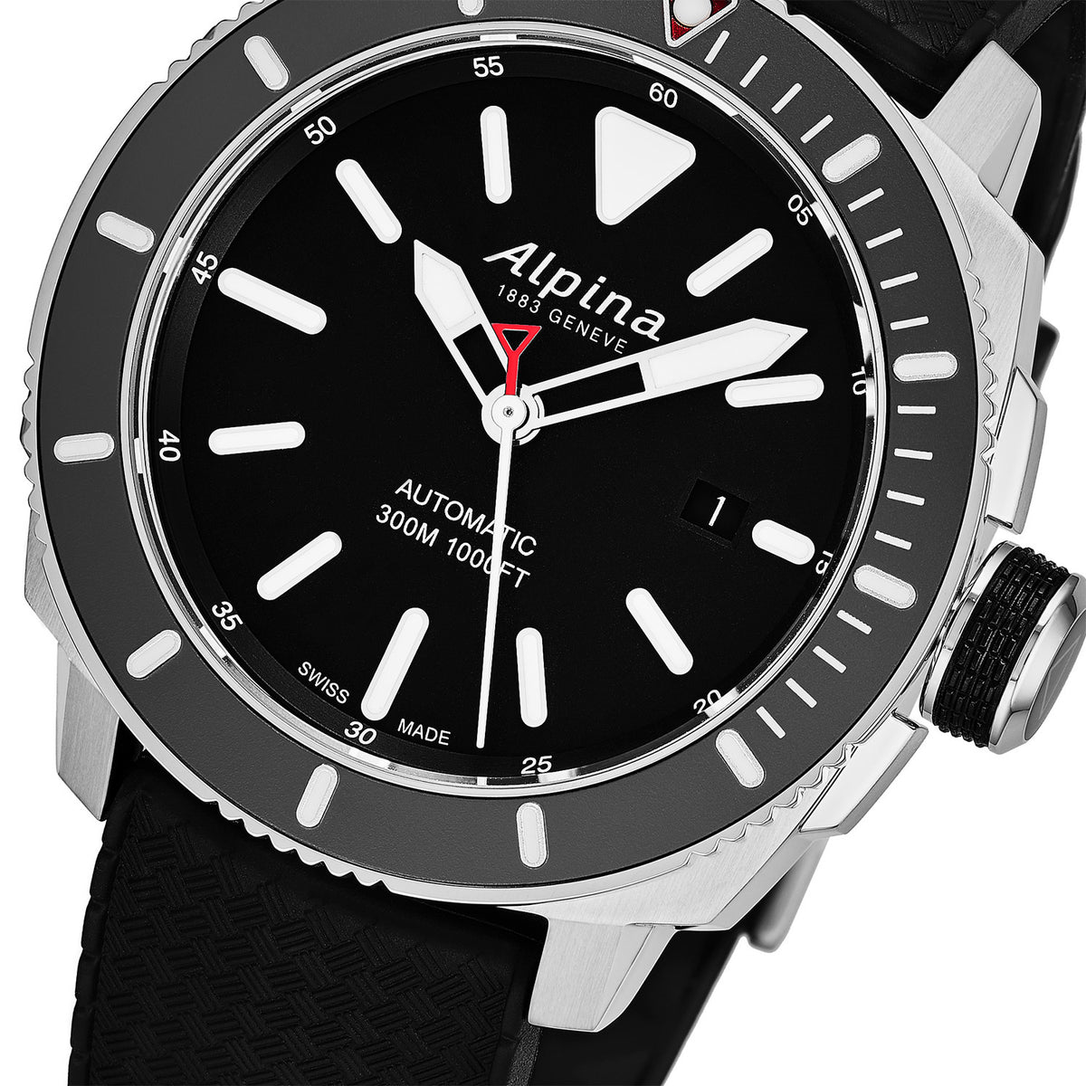 Seastrong Diver 300 (Black) | Alpina | Luby 
