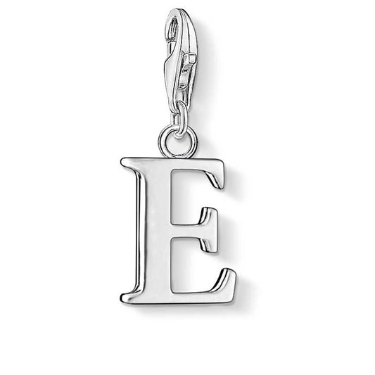 Letter E Charm (Silver) | Thomas Sabo | Luby 