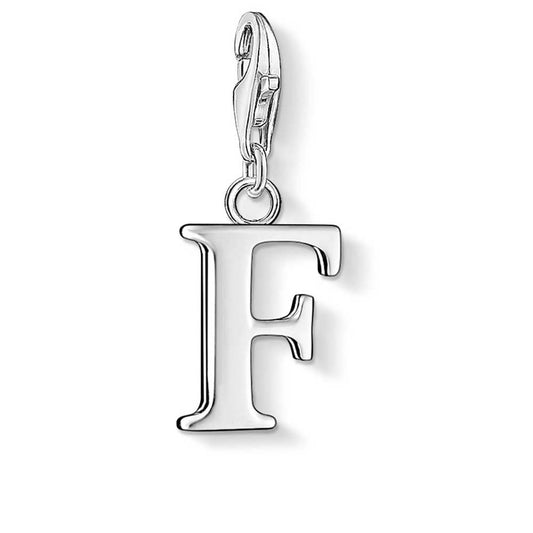 Letter F Charm (Silver) | Thomas Sabo | Luby 