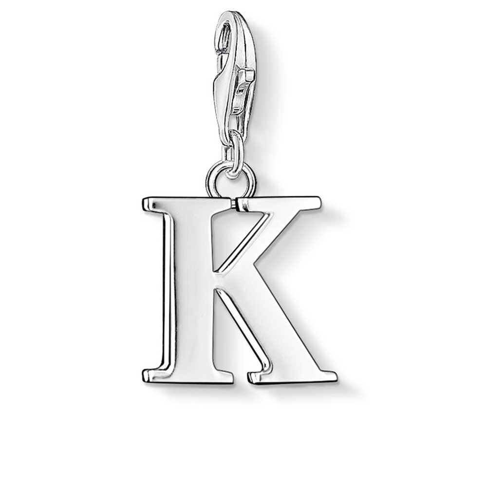 Letter K Charm (Silver) | Thomas Sabo | Luby 