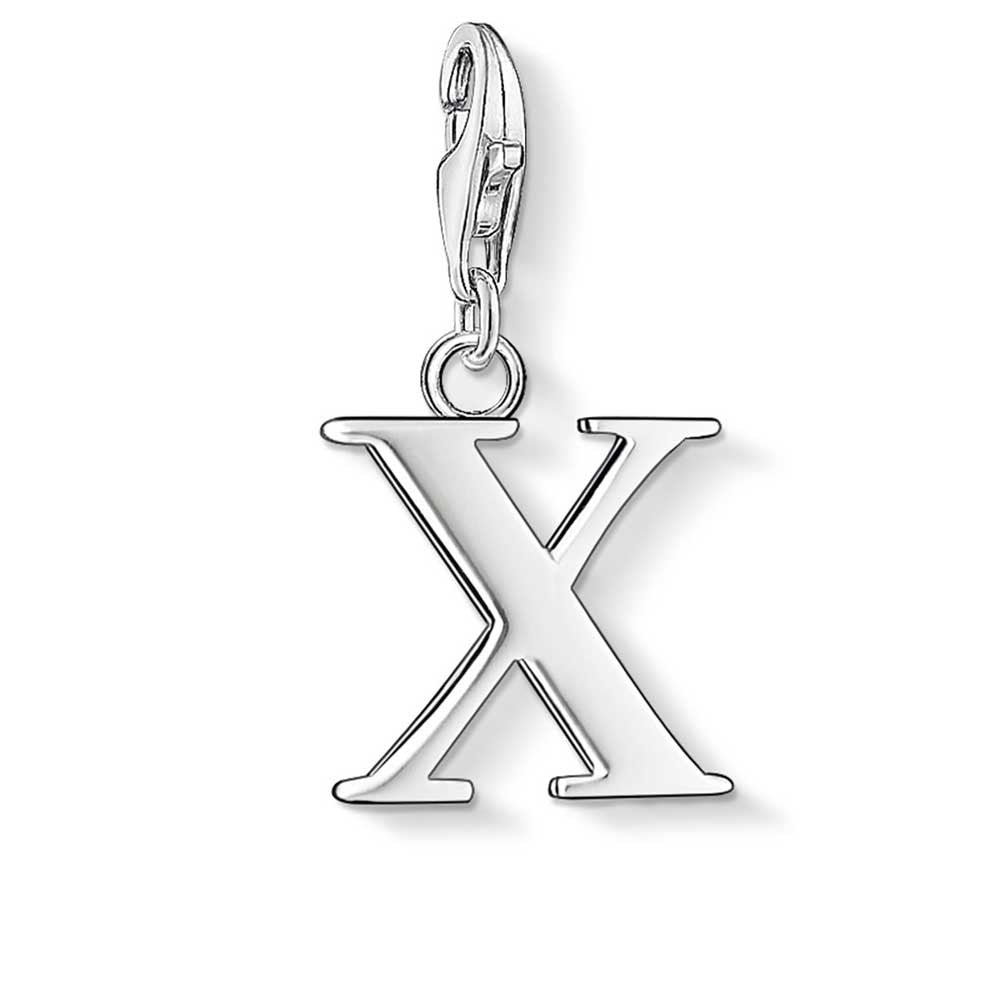 Letter X Charm (Silver) | Thomas Sabo | Luby 