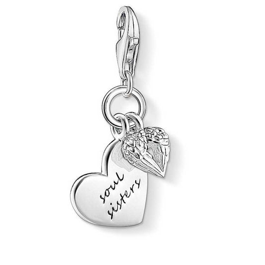 Soul Sisters Heart Charm (Silver) | Thomas Sabo | Luby 