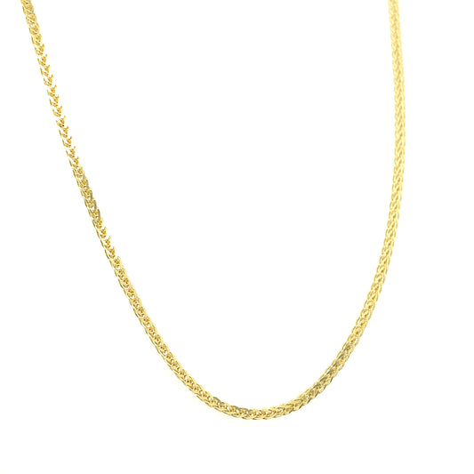 14K Gold Franco Chain 1mm | Luby Gold Collection | Luby 