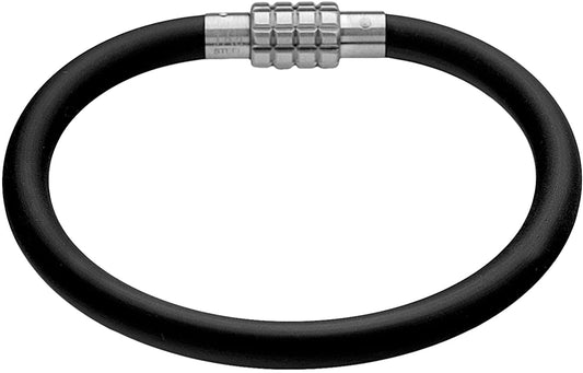 Black Rubber Bracelet | Kermar | Luby 