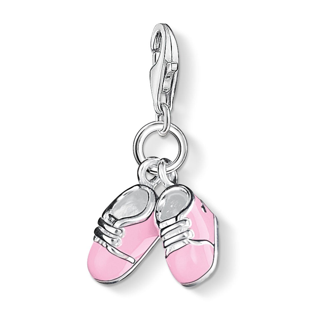 Baby Shoes Charm (Silver/Pink) | Thomas Sabo | Luby 