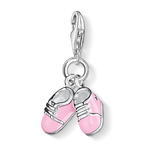 Baby Shoes Charm (Silver/Pink) | Thomas Sabo | Luby 