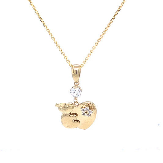 14K Lovely Bear | Luby Gold Collection | Luby 