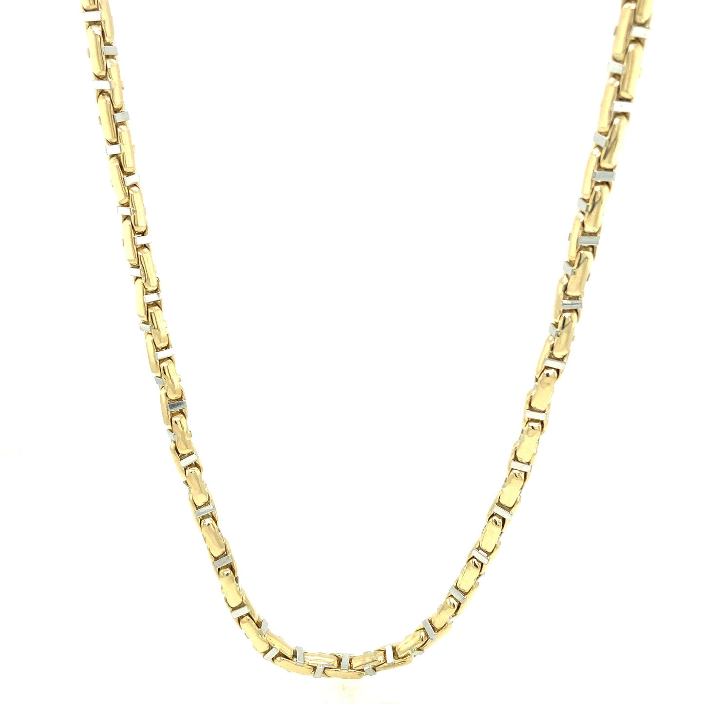 14K Marine Two-Tone Gold  Necklace - 24'' | Luby Gold Collection | Luby 