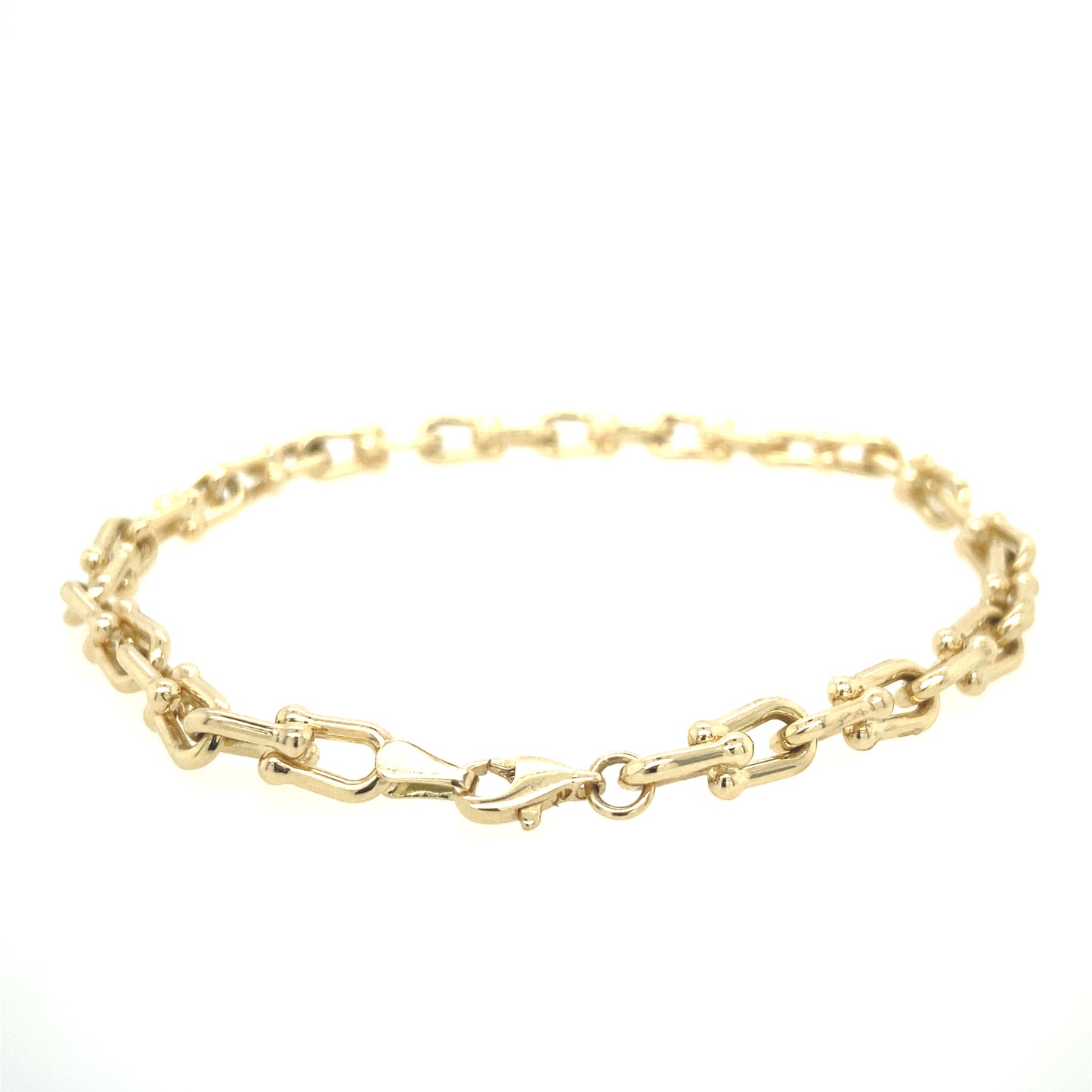 14K Gold U Links Bracelet | Luby Gold Collection | Luby 