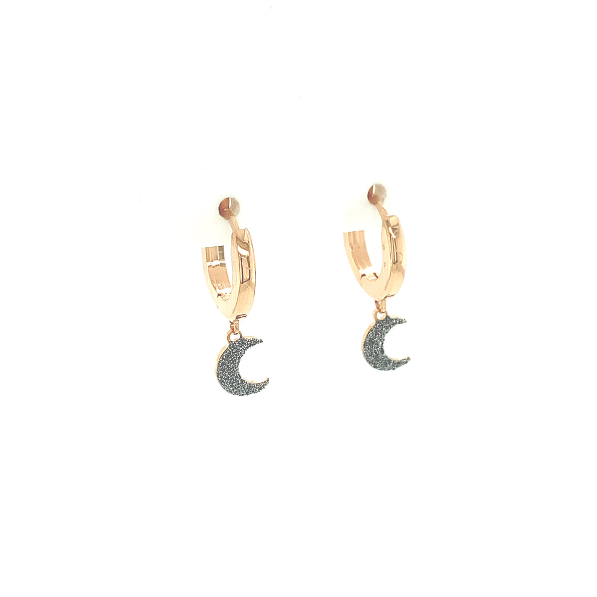 Moon Diamond Dust Earrings | Rebecca | Luby 