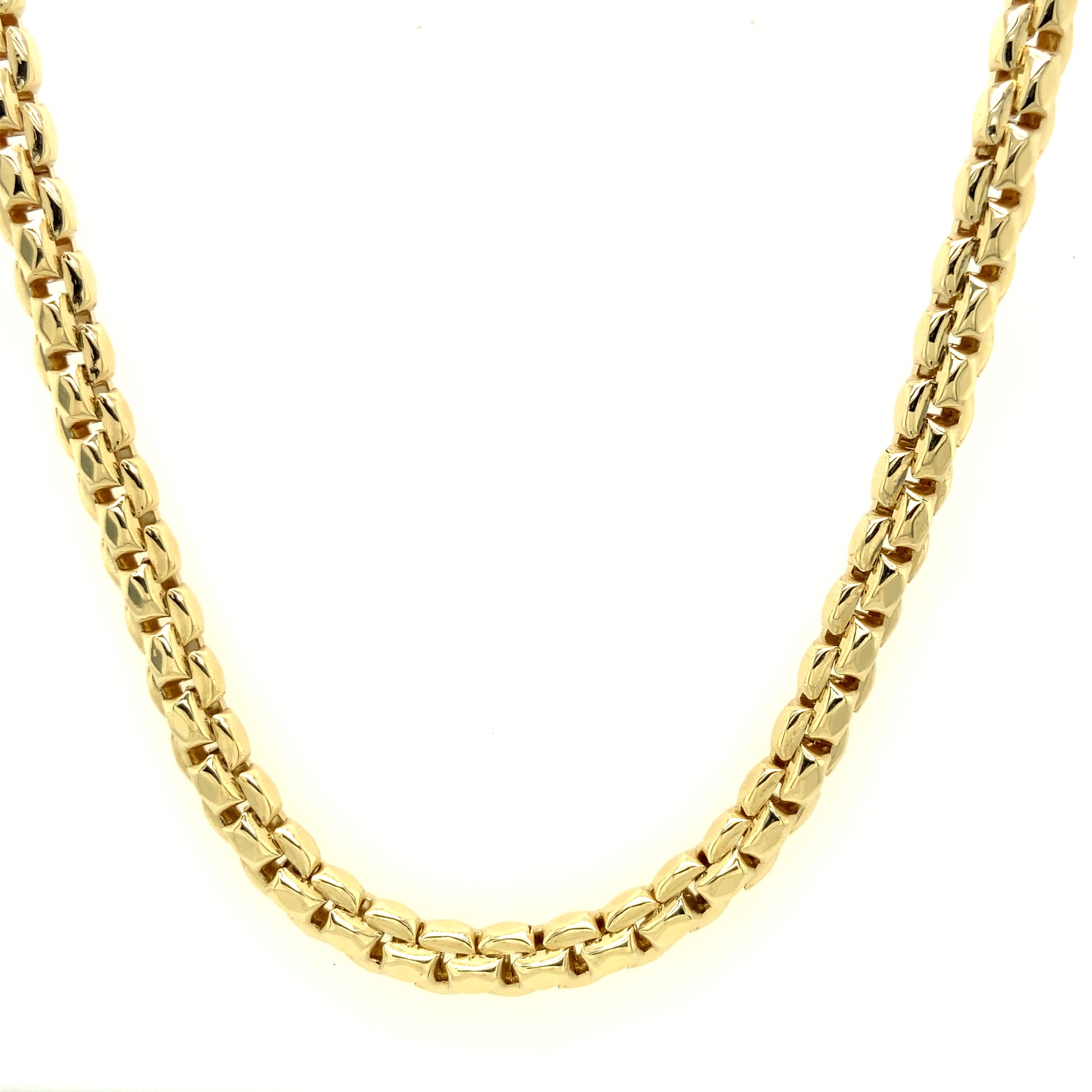 14K Gold Large Box Chain | Luby Gold Collection | Luby 
