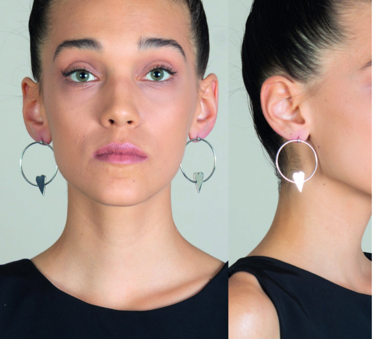 MY WILD HEART EARRINGS | PNG68 Designed by Franco Pianegonda | Luby 
