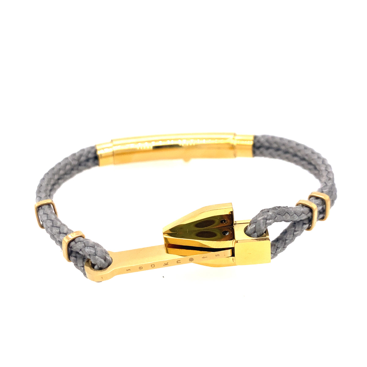 DOUBLE CORD W SS DANFORTH SILVER | Seaknots | Luby 