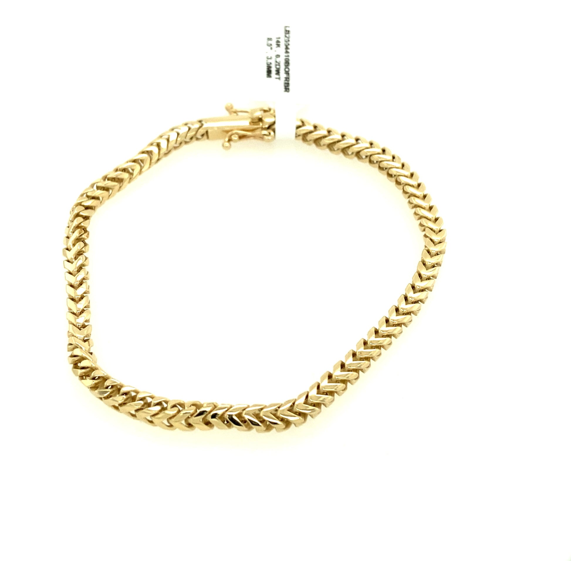 14K Gold Bold Franco Bracelet | Luby Gold Collection | Luby 