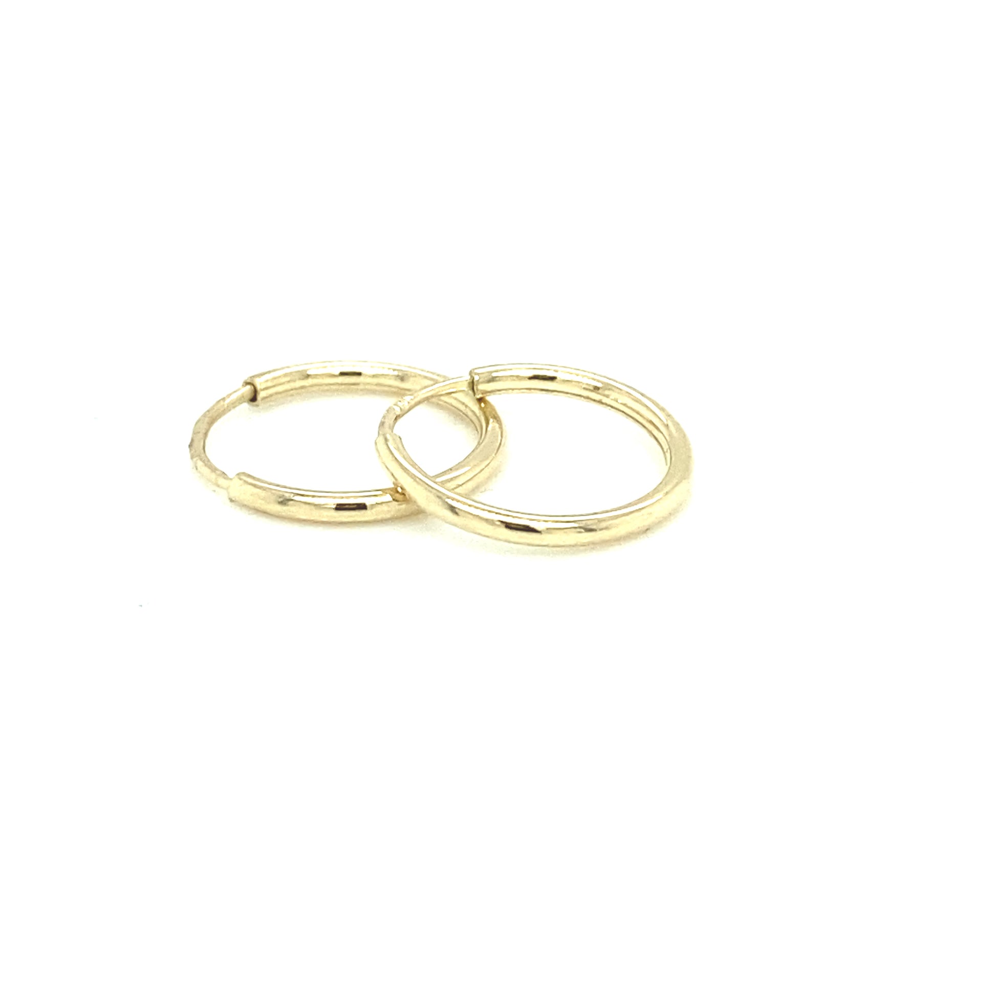 10K TINY SLIM HOOPS | Luby Gold Collection | Luby 