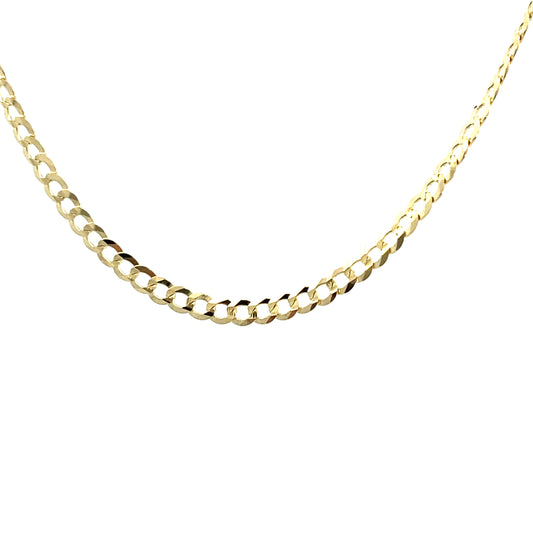 14k Gold Small Cuban Chain | Luby Gold Collection | Luby 
