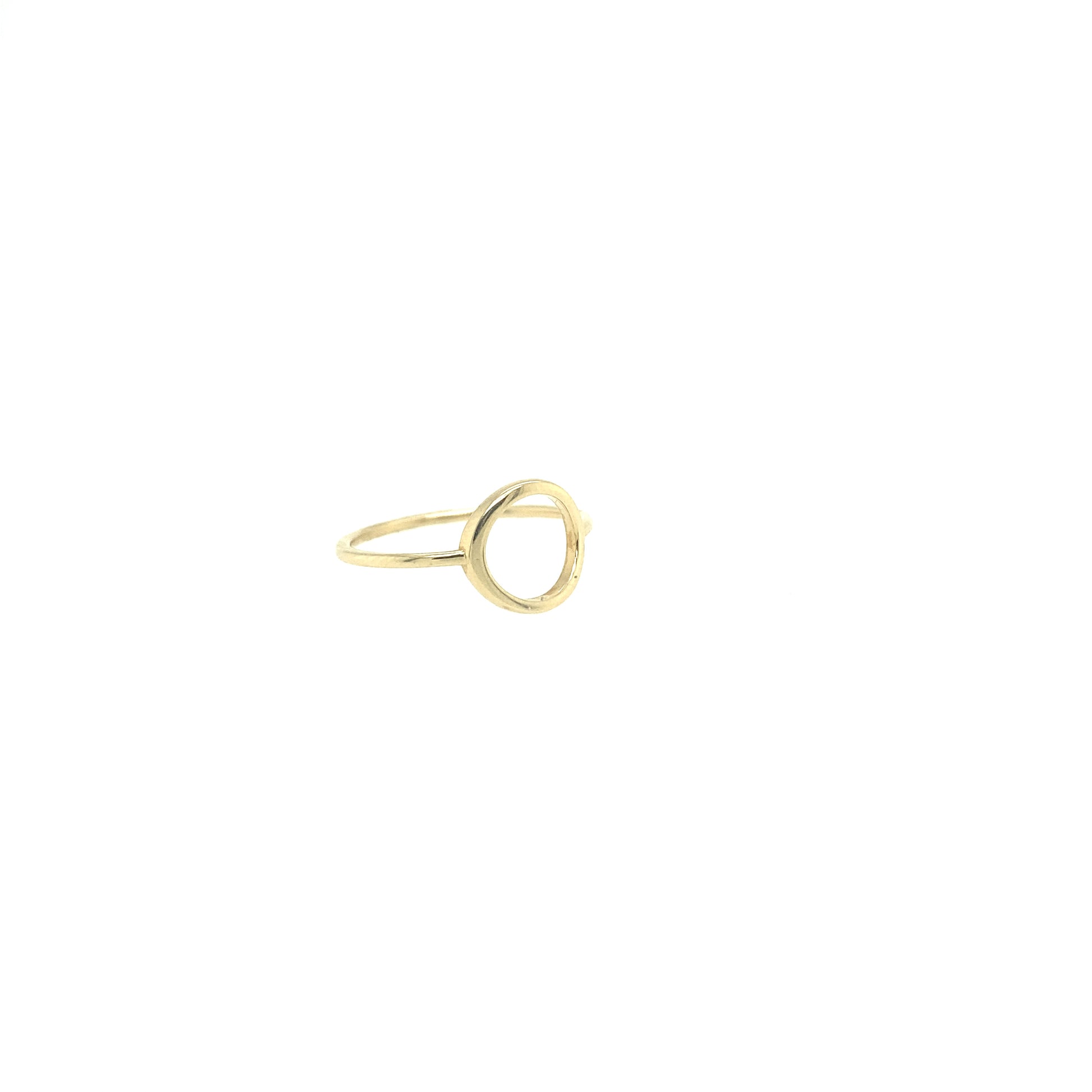 14K CIRCLE RING 7 | Luby Gold Collection | Luby 