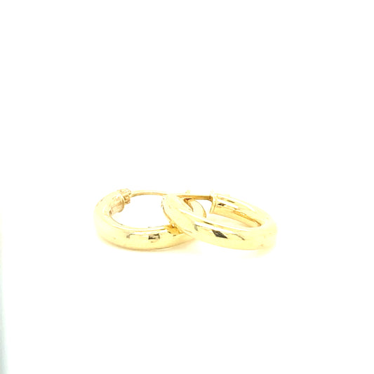 SMALL SMOOTH HOOPS | Luby Gold Collection | Luby 