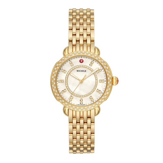 Sidney Classic 18k Gold Diamond Watch | Michele | Luby 