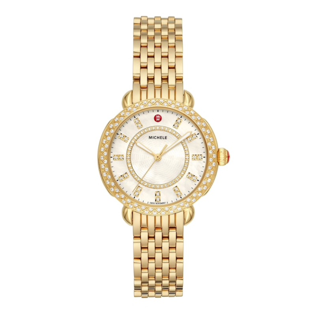 Sidney Classic 18k Gold Diamond Watch | Michele | Luby 