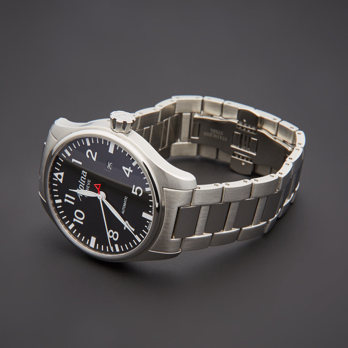 Startimer Pilot Automatic (Silver) | Alpina | Luby 