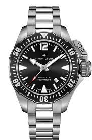 Khaki Navy Automatic Frogman (Silver/Black) | Hamilton | Luby 