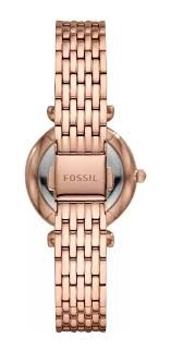 Carlie Mini Watch (Rose-Gold) | Fossil | Luby 