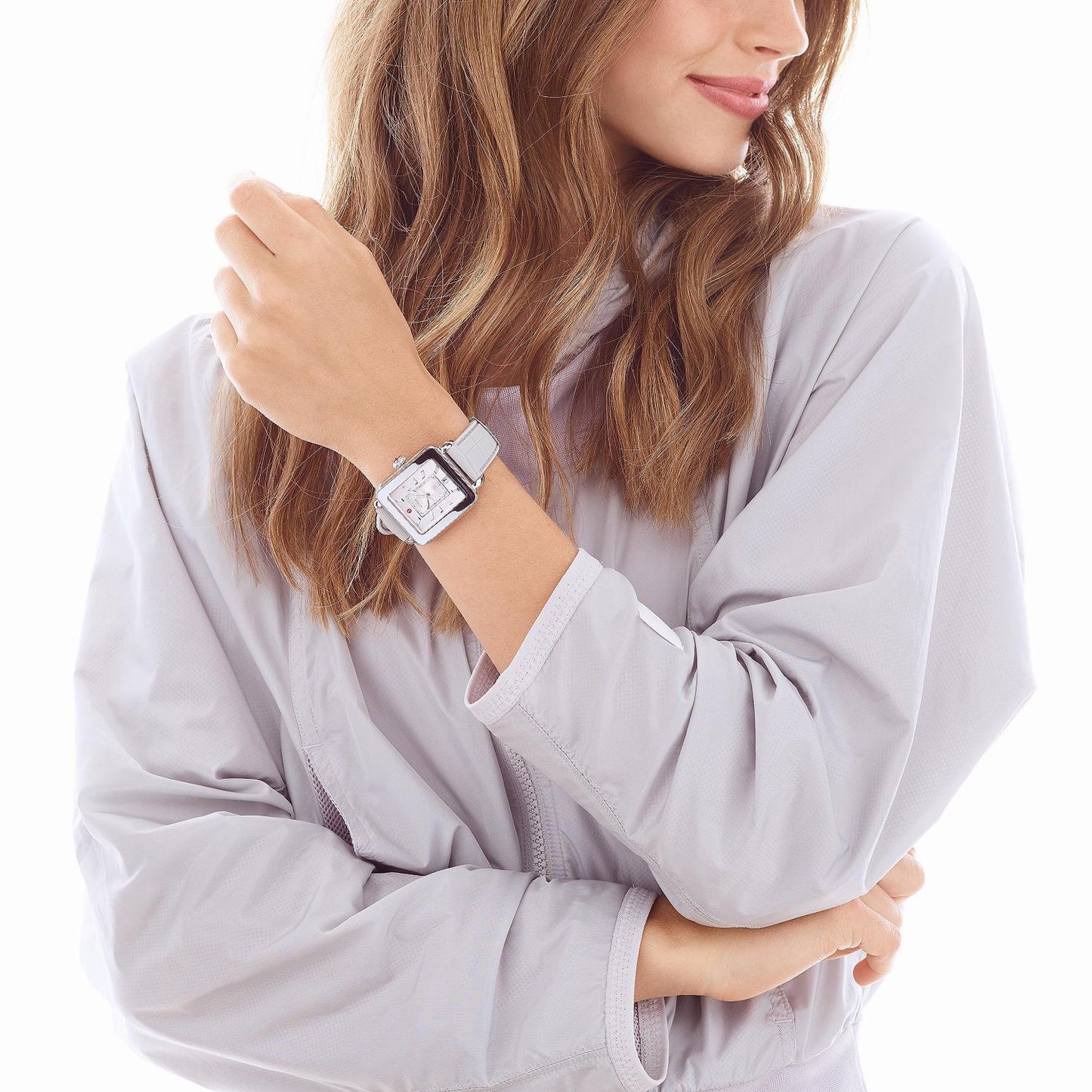 Deco Sport High Shine Silver Watch | Michele | Luby 