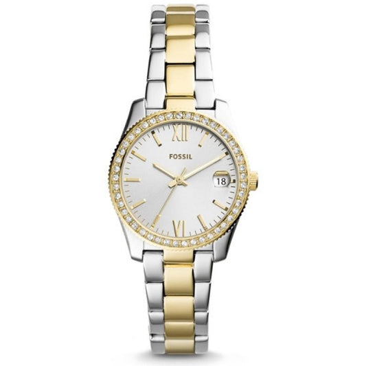 Scarlette Mini Watch (Silver/Gold) | Fossil | Luby 