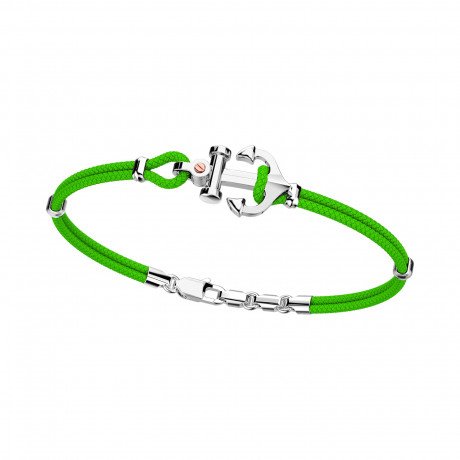 Silver Anchor and Kevlar Bracelet | Zancan | Luby 