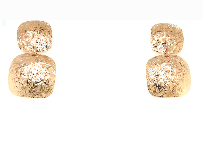 Bronze R-Zero Earrings | Rebecca | Luby 
