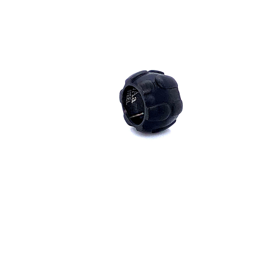 Eslabón de acero estampado negro