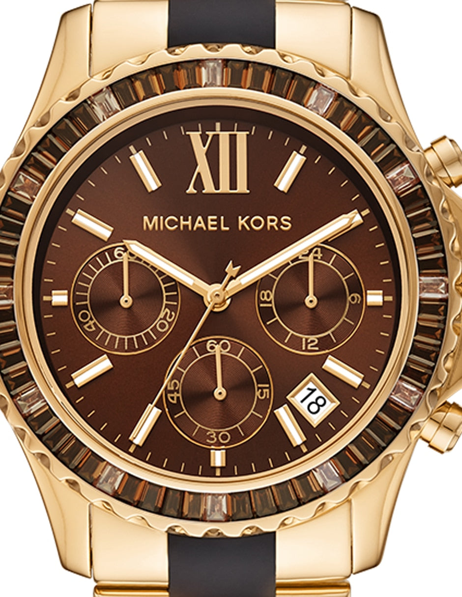 Michael Kors Everest Chronograph Two-Tone Stainless Steel Watch | Michael Kors | Luby 