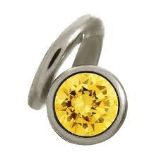 Dije Citrino Primavera (Plata/Amarillo)