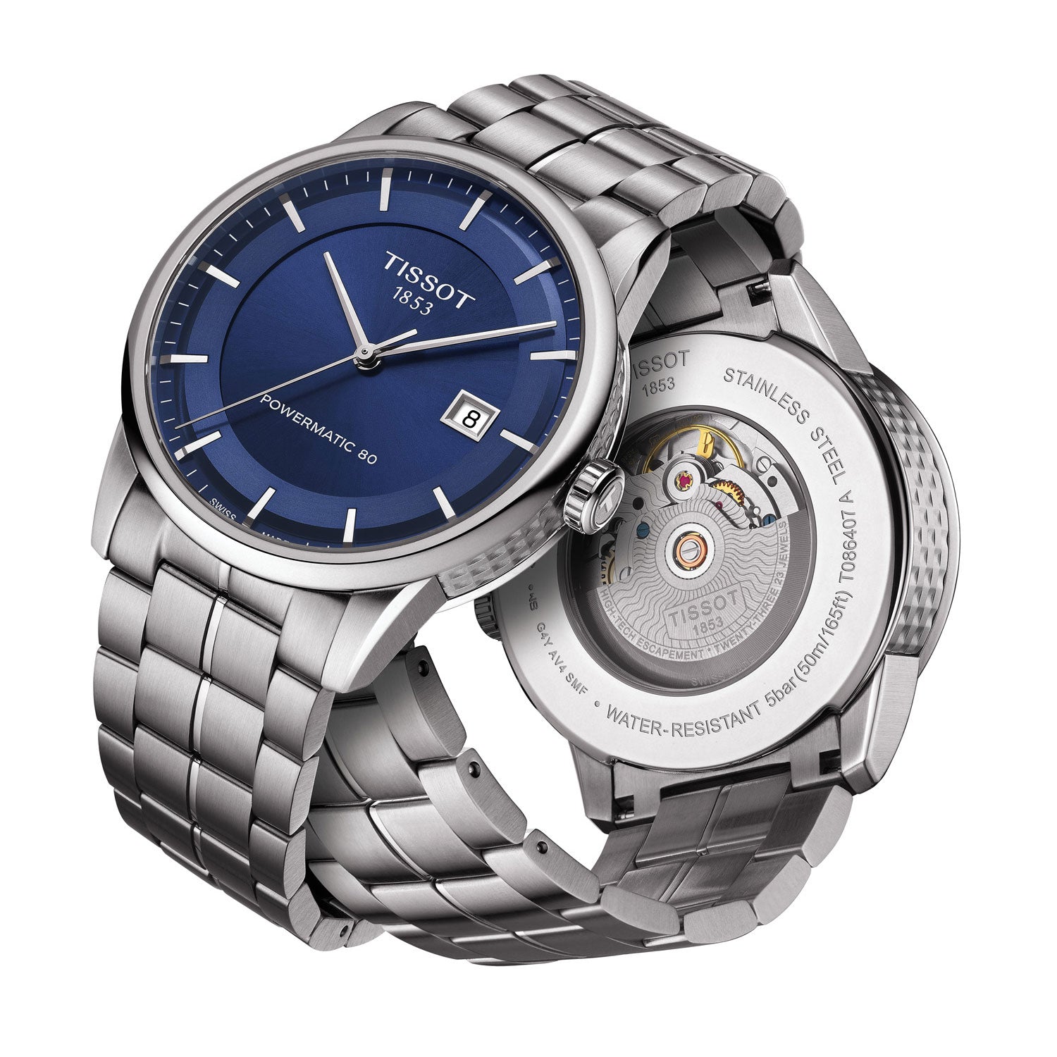 Luxury Automatic (Silver-Blue) | Tissot | Luby 